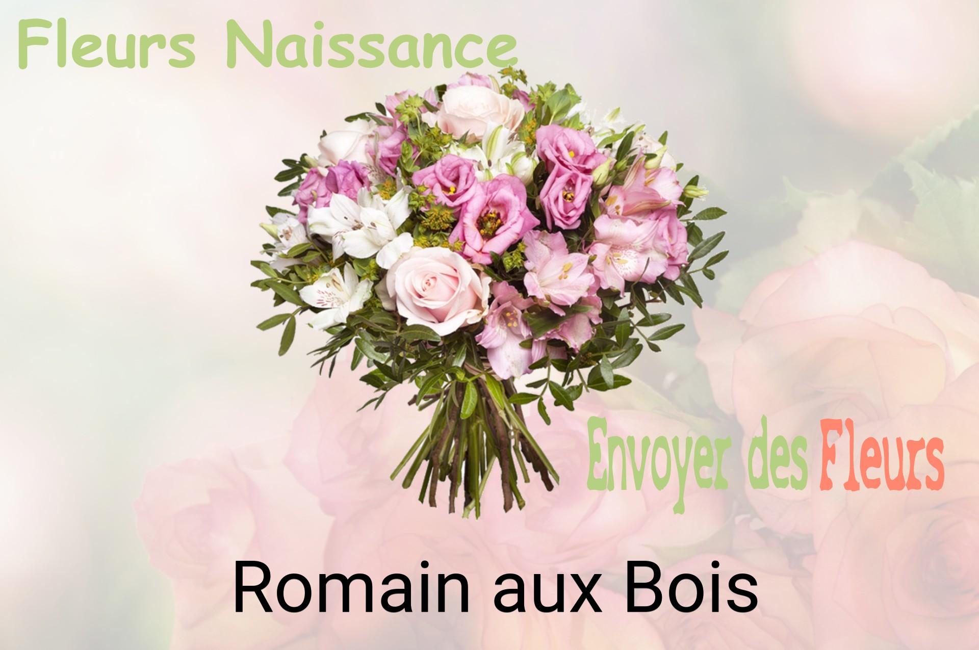 Bouquet de fleurs de naissance livré à Romain-aux-Bois