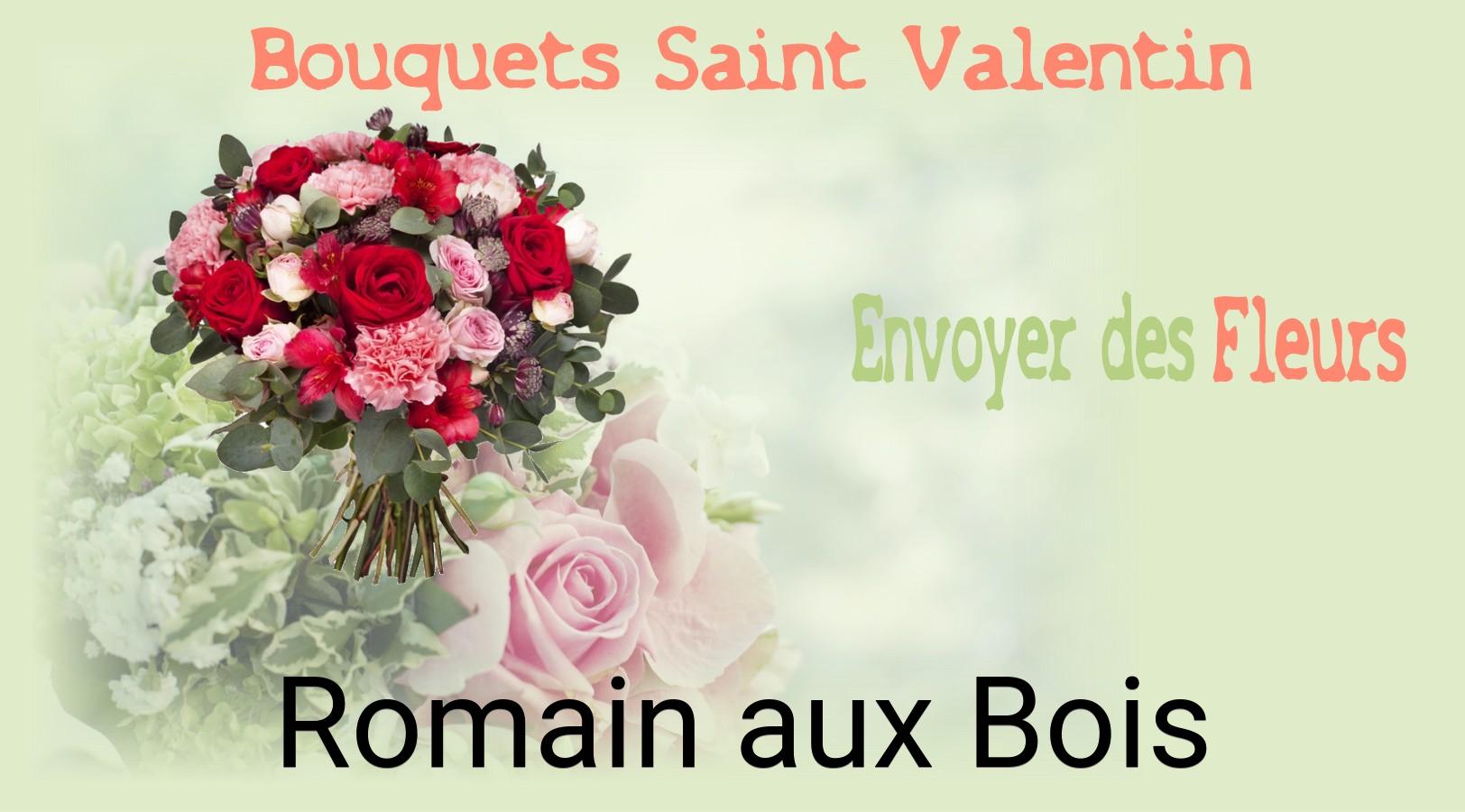 Roses de Saint-Valentin livrées à Romain-aux-Bois